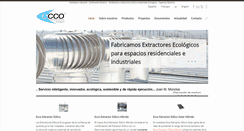 Desktop Screenshot of eccoextractores.com